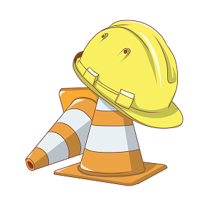 yellow hard hat